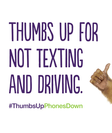 tThumbs Up Phones Down Campaign